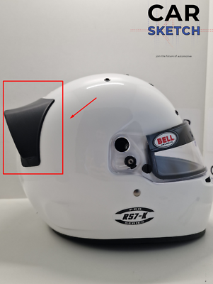 #ad Rear spoiler for Bell Helmets RS3 RS3K GP3 RS7 RS7K Black $56.70