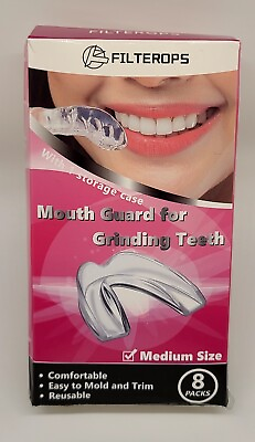 Filterops Sleep Mouth Guard for grinding Teeth at Night Pack of 8 $30.00