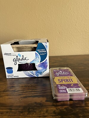 #ad Glade Wax Tart Melts Electric Warmer Freshener Wax PurpleColor Brand New $19.99