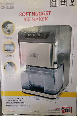 Personal Chiller Portable Countertop Ice Maker for Soft Nugget Ice at Home $159.99