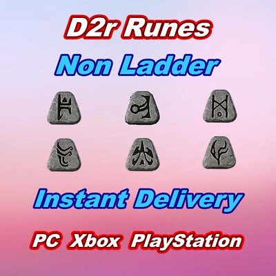 Ber Jah Lo Ohm Vex Ist Non ladder Diablo 2 Resurrected D2R Runes SC PC PS5 Xbox $3.60