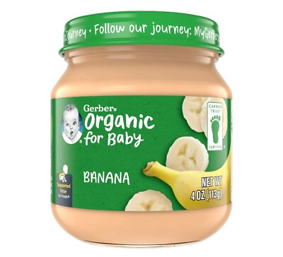 #ad Gerber 1st Foods Baby Food Organic Banana 4 Months Non GMO – 4 Oz – Pack of 1 $1.25