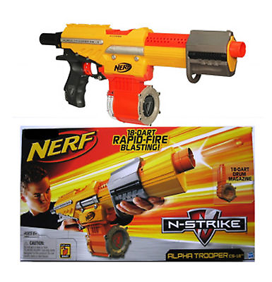 #ad #ad New Hasbro Nerf N Strike Alpha Trooper CS 18 18 Darts Blaster Rare $199.99