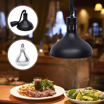 #ad 250W Food Heat Lamp Commercial Food Warmer Lamp Food Heating Hanging Lamp $78.80