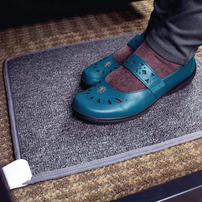 #ad Carpeted Foot Warmer Space Heater Floor Mat Under Desk Office Bathroom Personal $45.26