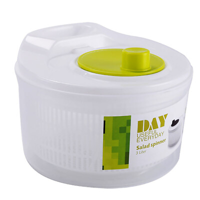 #ad Salad Spinner Vegetables Leaf Lettuce Dryer Drainer Fruit Wash Clean Basket NEW $19.43