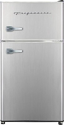#ad #ad Frigidaire 3.1 cu ft 2 Door Fridge and Freezer Stainless Steel Refrigerators US $230.99