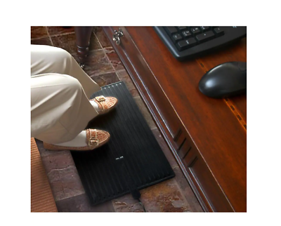 #ad Electric Foot Warmer Floor Mat Heated Rest Cold Feet Waterproof Rubber 90 Watt $54.99
