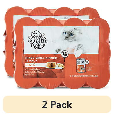 #ad Mixed Grill Dinner Pate Wet Cat Food for Cats 13 oz Cans 12 pack $25.46