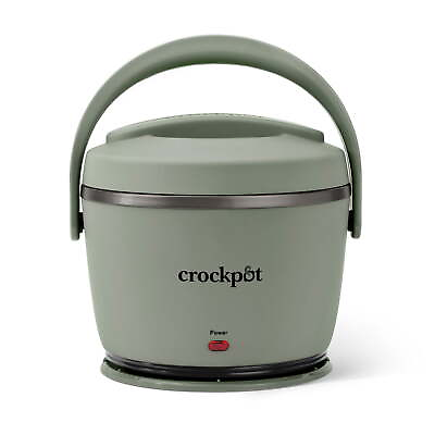 #ad Crockpot 20oz Lunch Food Warmer Lunch Box Moonshine Green 6.54H X 6.54L X6.54 W $37.59
