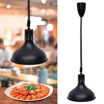 #ad 250w Food Heat Lamp Restaurant Food Hanging Warmer Lamp Ceiling Mount 50℃ 122℉ $78.80