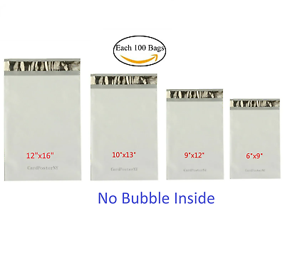 #ad Each 100 6x9 9x12 10x13 12x16 Poly Mailers Shipping Envelopes Sealing Bags $27.99