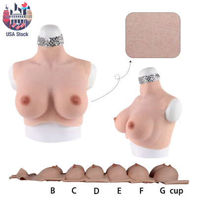 #ad #ad Silicone Breast Forms Breast Plate Fake Boobs Crossdresser Transgender $89.67