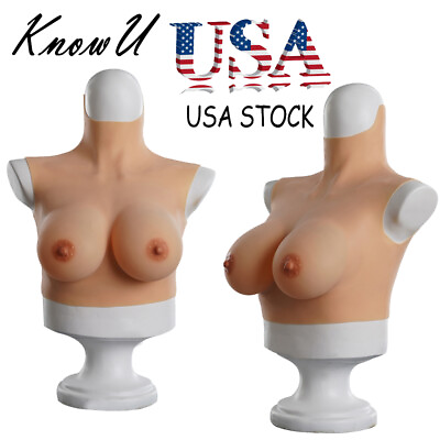 KnowU Thinner Silicone Breast Forms Breastplate Cosplay Transgender Crossdresser $56.88