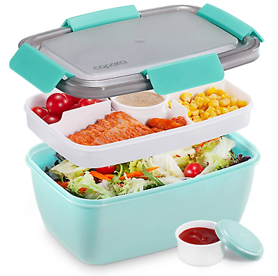 Large Salad Container Bowl for Lunch Better Adult Bento Lunch Box 68 Oz 5 Com $19.64