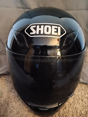 #ad #ad SHOEI RF 1000 Black Full Face Motorcycle Helmet Size XL Tinted Locking Visor $100.00
