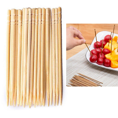 #ad #ad 600 Ct Natural Bamboo Toothpicks 4quot; Picks Serving Food Party Cocktail Appetizer $7.88