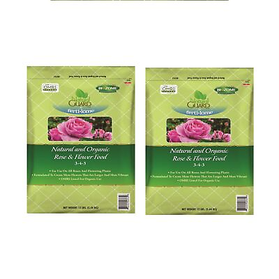 #ad Fertilome Natural Guard Natural and Organic Rose and Flower Food 3 4 3 12 Lb 2 $61.94