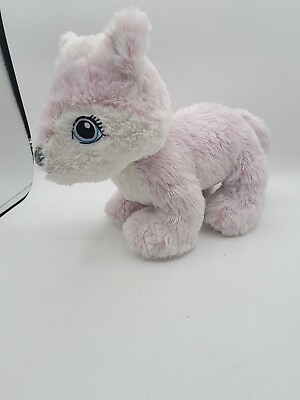 #ad Build A Bear Pink Artic Frost Fox Merry Mission Stuffed Plush Animal $22.99