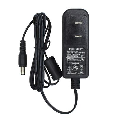 #ad DC 12V 1.5A Power Adapter Supply Model: CS 1201500 Plug 5.5mm x 2.1mm for ... $19.36