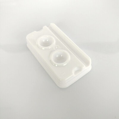 1000pcs Dental Mixing Well 2 Wells Disposable Plastic White Mix Dish $59.95
