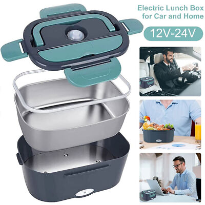 Heated Food Container Lunch Box 40W Food Bag Container Functional Compartment $36.64