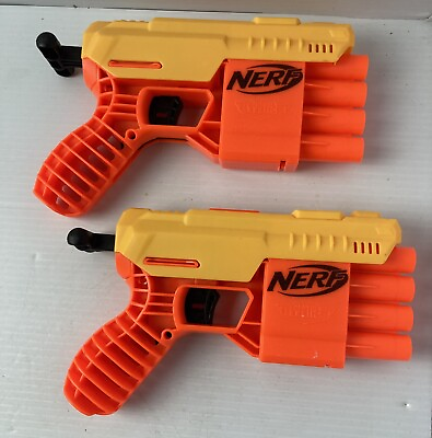 2 Nerf Alpha Strike Elite Fang QS 4 Dart Guns Tested Working Toys Free Shipping $15.95