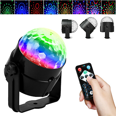 Disco Party Lights Strobe LED DJ Ball Sound Activated Bulb Dance Lamp Decoration $7.95