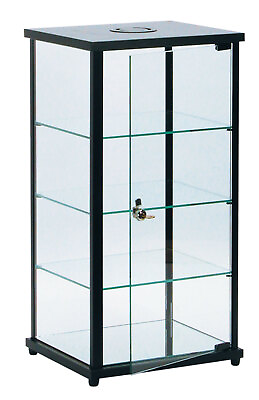 Lighted Glass Countertop Display Case 27quot;H x 12quot;D x 14quot;L $314.95