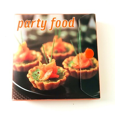 Party Food 40 Card Recipes Set by Celia Brooks Brown $11.18