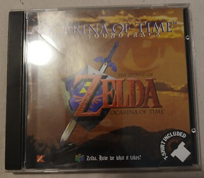 #ad Nintendo The Legend Of Zelda Ocarina Of Time Sound Track CD Koji Kondo 1998 N64 $40.00