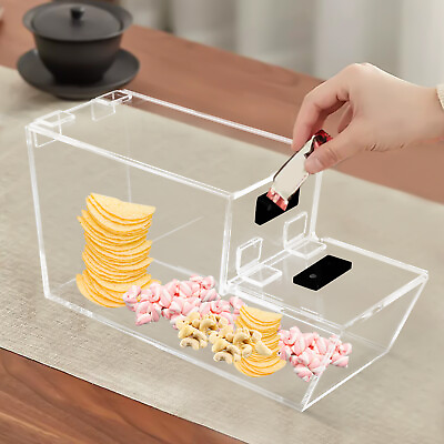 #ad Acrylic Candy Box Container Clear Chocolate Dry Food Candy Bin Storage Case $29.45