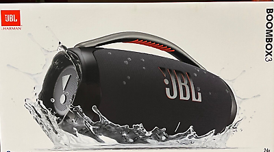 JBL Boombox 3 Portable Waterproof Bluetooth Speaker Black *BOOMBOX3BLK $399.00