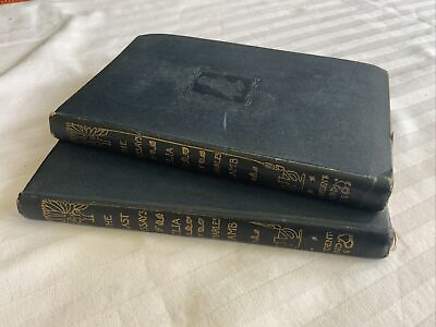 #ad Antique Set Of 2 The Essays amp; Last Essays Of Elia By Charles Lamb 1904 1899 $29.99