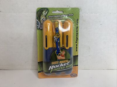 New in Package 3 Fogo Sports Safety Bobbers for Rocket Fishing Rod Yellow Blue $13.95