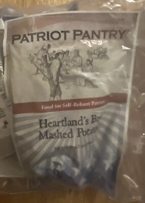 #ad PATRIOT PANTRY 4 packs Mashed Potatoes 16 TOTAL SERVINGS EMERGENCY FOOD $20.00