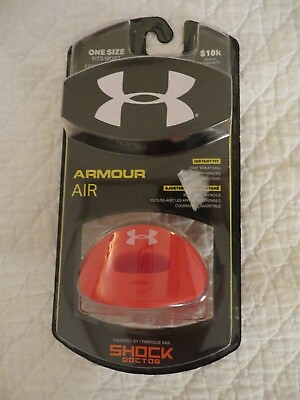 #ad Football Mouth Guard Armour Air Under Armour Lip Shield Sports NEW FREE SHIP $15.98