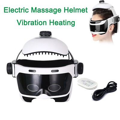 Electric Massager HelmetVibration Heating Head Eyes Neck Relax Massage Machine $149.99
