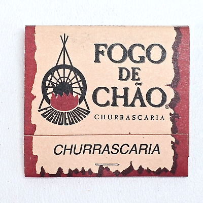 #ad Fogo De Chao Churrascaria Vintage Restaurant Advertising Matchbook Unstruck $5.00