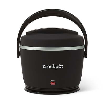 #ad #ad Crockpot 20 oz Lunch Crock Food Warmer Heated Lunch Box Black Licorice $40.99