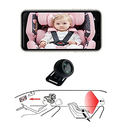 Baby Car Camera Casoda 2022 Latest Wireless Car Camera for Baby Crystal Clear $7.99