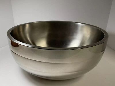 Vollrath Stainless Beehive Double Walled Insulated Salad Bowl Extra Large 7.5 QT $99.00