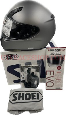 #ad Shoei RF SR Helmet Deep Matte Grey Size Large 0107013706 $370.00