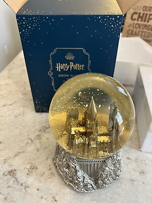 #ad Harry Potter Hogwarts Castle Musical Snow Globe Pottery Barn Nice Condition $114.99
