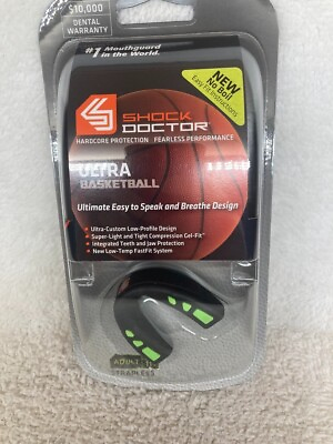 #ad Shock Doctor Adult Ultra Basketball Mouthguard Black No Boil $4.76
