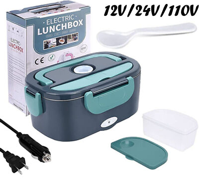 #ad Electric Heating Lunch Box Food Heater Lunch Containers Warming Bento for Hom... $36.99
