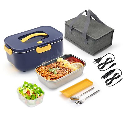 #ad 2L Lunch Box80W Portable Food Warmer Lunch Box Fast Heated Lunch Boxes for A... $43.99