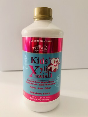 #ad #ad SALE Buried Treasure Kids#x27; XyliSwish All Natural Mouth Rinse Flouride Free $10.99