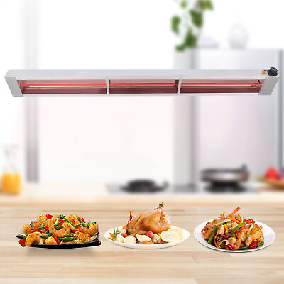 #ad Food Heat Lamp Overhead Food Warmer Commerical Infrared Strip Heater 60inch $227.05