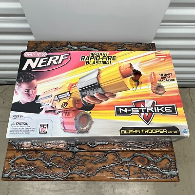 NEW Open Box Nerf Alpha Trooper CS 18 Dart Gun Blaster Slam Fire Handle 2010 $32.00